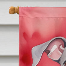 Load image into Gallery viewer, Italian Greyhound My Valentine House Flag