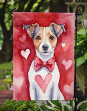 Load image into Gallery viewer, Jack Russell Terrier Valentine’s Day Garden Flag – Dog-Themed Heart Yard Decor