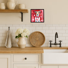 Load image into Gallery viewer, Jack Russell Terrier My Valentine Framed Metal Print