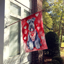 Load image into Gallery viewer, Kerry Blue Terrier My Valentine House Flag