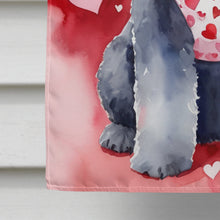 Load image into Gallery viewer, Kerry Blue Terrier My Valentine House Flag