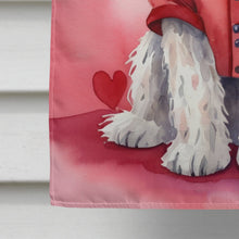 Load image into Gallery viewer, Komondor My Valentine House Flag
