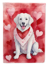 Load image into Gallery viewer, Kuvasz My Valentine House Flag