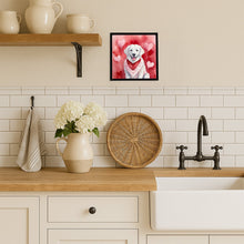 Load image into Gallery viewer, Kuvasz My Valentine Framed Metal Print