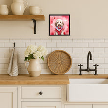 Load image into Gallery viewer, Labradoodle My Valentine Framed Metal Print