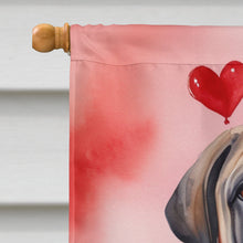 Load image into Gallery viewer, Mastiff My Valentine House Flag