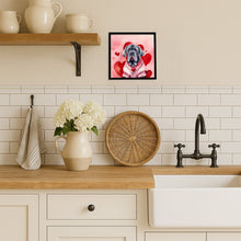Load image into Gallery viewer, Neapolitan Mastiff My Valentine Framed Metal Print