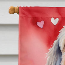 Load image into Gallery viewer, Otterhound My Valentine House Flag