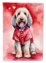 Load image into Gallery viewer, Otterhound Valentine’s Day Garden Flag – Dog-Themed Heart Yard Decor