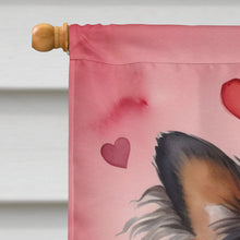 Load image into Gallery viewer, Papillon My Valentine House Flag