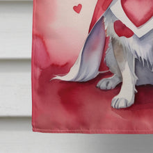 Load image into Gallery viewer, Papillon My Valentine House Flag