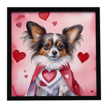 Load image into Gallery viewer, Papillon My Valentine Framed Metal Print