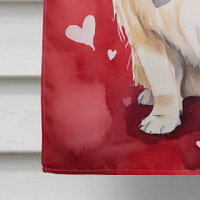 Load image into Gallery viewer, Pekingese My Valentine House Flag