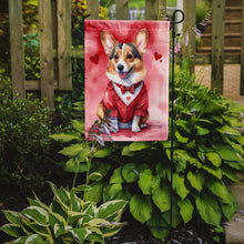 Load image into Gallery viewer, Corgi Valentine’s Day Garden Flag – Dog-Themed Heart Yard Decor
