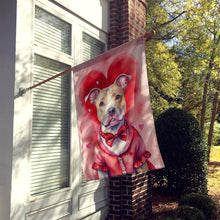 Load image into Gallery viewer, Pit Bull Terrier My Valentine House Flag