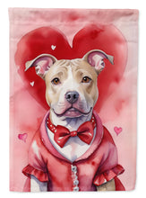 Load image into Gallery viewer, Pit Bull Terrier My Valentine House Flag