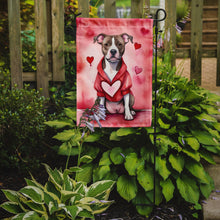 Load image into Gallery viewer, Pit Bull Terrier Valentine’s Day Garden Flag – Dog-Themed Heart Yard Decor