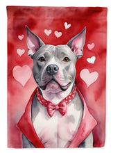 Load image into Gallery viewer, Pit Bull Terrier My Valentine House Flag