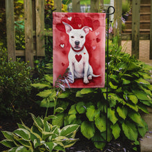 Load image into Gallery viewer, Pit Bull Terrier Valentine’s Day Garden Flag – Dog-Themed Heart Yard Decor