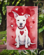 Load image into Gallery viewer, Pit Bull Terrier Valentine’s Day Garden Flag – Dog-Themed Heart Yard Decor