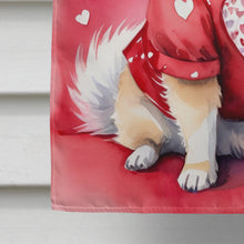 Load image into Gallery viewer, Pomeranian My Valentine House Flag