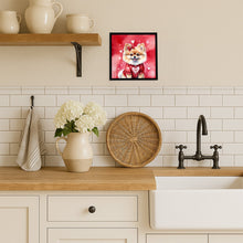 Load image into Gallery viewer, Pomeranian My Valentine Framed Metal Print