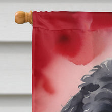 Load image into Gallery viewer, Portuguese Water Dog My Valentine House Flag