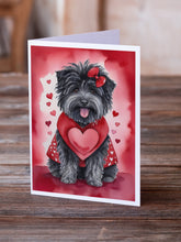 Load image into Gallery viewer, Puli My Valentine Greeting Cards - Blank Note Cards – 8-Pack of Artist-Designed Cards with Envelopes