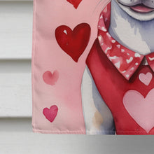Load image into Gallery viewer, Rat Terrier My Valentine House Flag