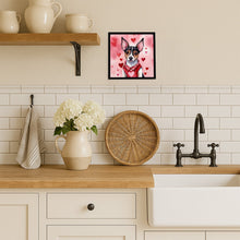 Load image into Gallery viewer, Rat Terrier My Valentine Framed Metal Print