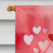 Load image into Gallery viewer, Redbone Coonhound My Valentine House Flag
