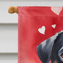 Load image into Gallery viewer, Rottweiler My Valentine House Flag