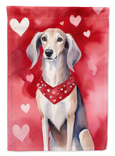 Load image into Gallery viewer, Saluki My Valentine House Flag