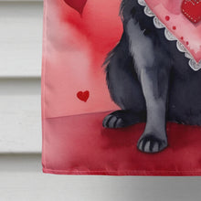 Load image into Gallery viewer, Schipperke My Valentine House Flag