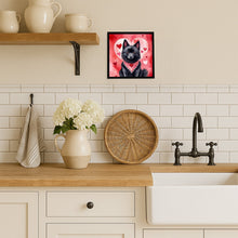 Load image into Gallery viewer, Schipperke My Valentine Framed Metal Print
