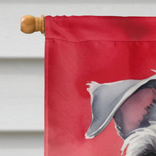 Load image into Gallery viewer, Schnauzer My Valentine House Flag