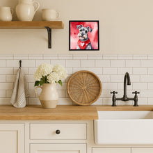 Load image into Gallery viewer, Schnauzer My Valentine Framed Metal Print