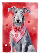 Load image into Gallery viewer, Scottish Deerhound My Valentine House Flag