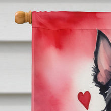 Load image into Gallery viewer, Scottish Terrier My Valentine House Flag