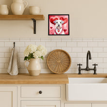 Load image into Gallery viewer, Sealyham Terrier My Valentine Framed Metal Print