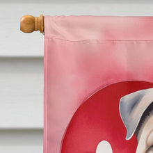Load image into Gallery viewer, Shar Pei My Valentine House Flag