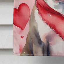 Load image into Gallery viewer, Staffordshire Bull Terrier My Valentine House Flag