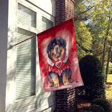 Load image into Gallery viewer, Tibetan Mastiff My Valentine House Flag