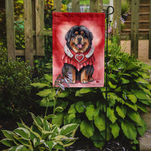 Load image into Gallery viewer, Tibetan Mastiff Valentine’s Day Garden Flag – Dog-Themed Heart Yard Decor