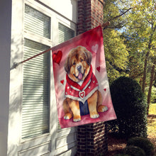 Load image into Gallery viewer, Tibetan Mastiff My Valentine House Flag