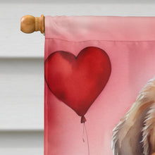 Load image into Gallery viewer, Tibetan Mastiff My Valentine House Flag