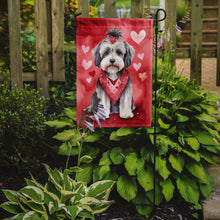 Load image into Gallery viewer, Tibetan Terrier Valentine’s Day Garden Flag – Dog-Themed Heart Yard Decor