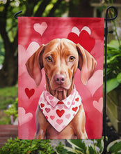 Load image into Gallery viewer, Vizsla Valentine’s Day Garden Flag – Dog-Themed Heart Yard Decor