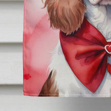 Load image into Gallery viewer, Welsh Springer Spaniel My Valentine House Flag