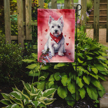 Load image into Gallery viewer, Westie Valentine’s Day Garden Flag – Dog-Themed Heart Yard Decor